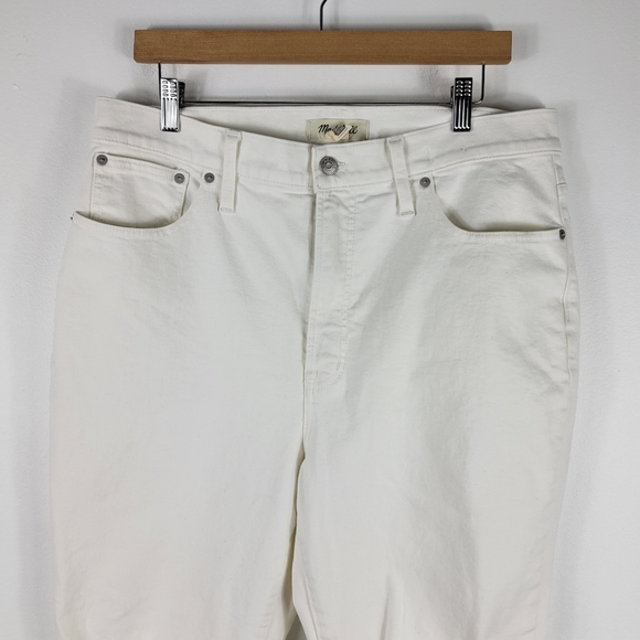 New Madewell Perfect Vintage Crop Distressed High Waist Button Fly Jeans - Picture 3 of 12